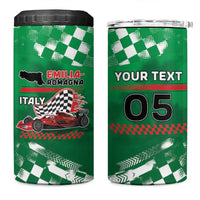 Custom Italy Emilia-Romagna 4 in 1 Can Cooler Tumbler Italian Race Circuit - Wonder Print Shop