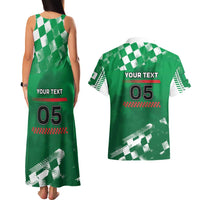 Custom Italy Emilia-Romagna Couples Matching Tank Maxi Dress and Hawaiian Shirt Italian Race Circuit - Wonder Print Shop