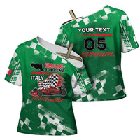 Custom Italy Emilia-Romagna Cross Shoulder Shirt Italian Race Circuit - Wonder Print Shop