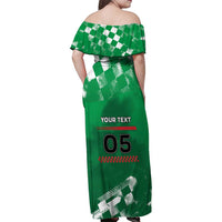 Custom Italy Emilia-Romagna Family Matching Off Shoulder Maxi Dress and Hawaiian Shirt Italian Race Circuit - Wonder Print Shop