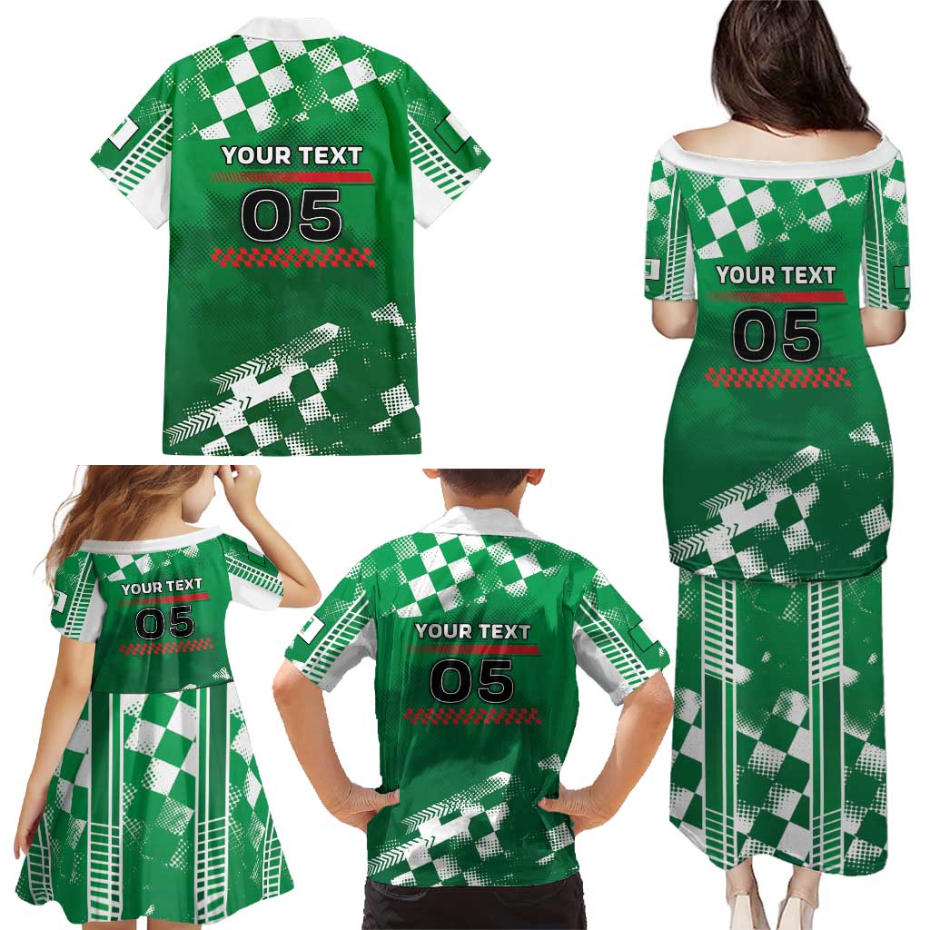 Custom Italy Emilia-Romagna Family Matching Puletasi and Hawaiian Shirt Italian Race Circuit - Wonder Print Shop