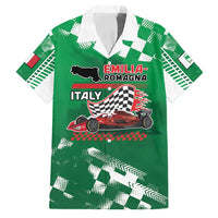 Custom Italy Emilia-Romagna Family Matching Short Sleeve Bodycon Dress and Hawaiian Shirt Italian Race Circuit - Wonder Print Shop