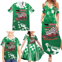 Custom Italy Emilia-Romagna Family Matching Summer Maxi Dress and Hawaiian Shirt Italian Race Circuit - Wonder Print Shop