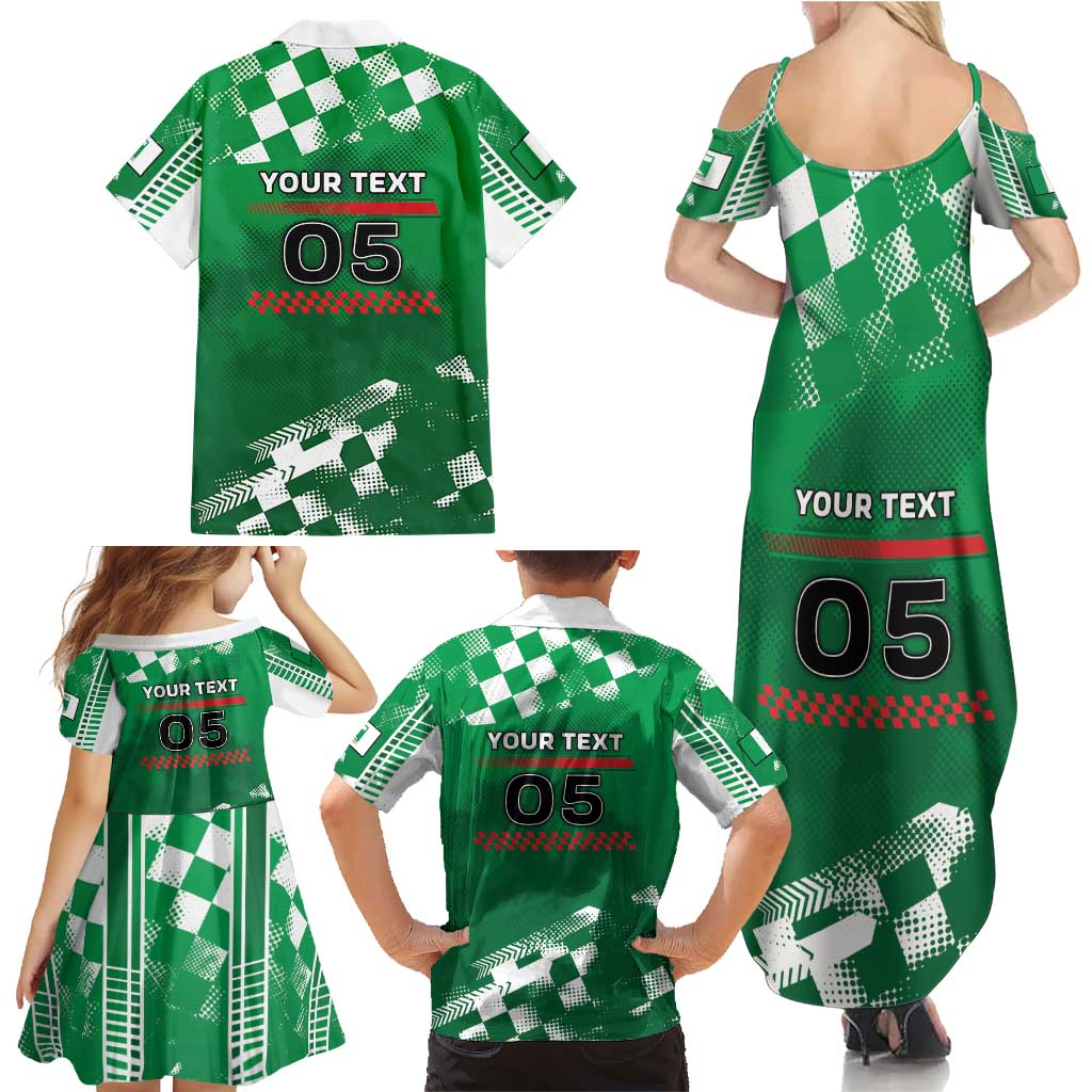 Custom Italy Emilia-Romagna Family Matching Summer Maxi Dress and Hawaiian Shirt Italian Race Circuit - Wonder Print Shop