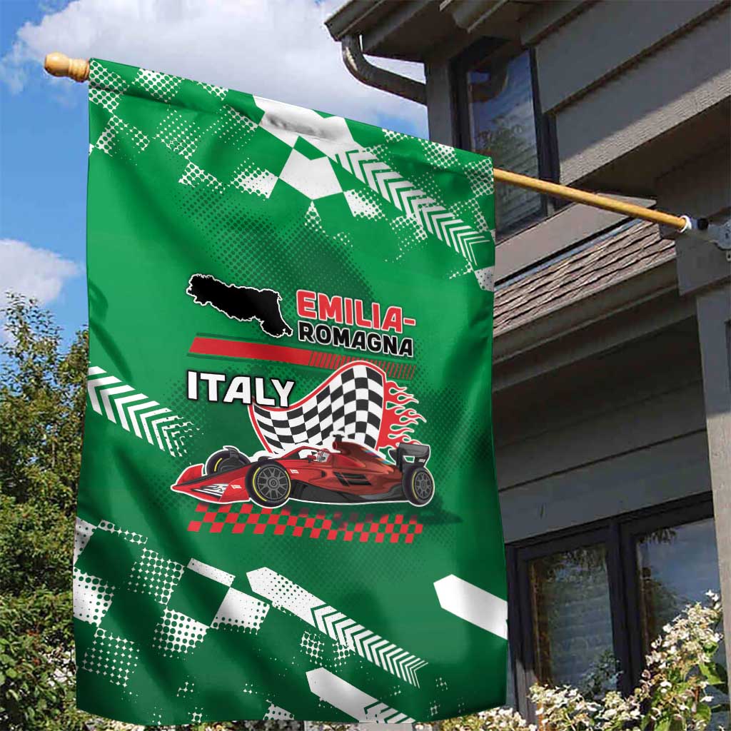 Italy Emilia-Romagna Garden Flag Italian Race Circuit - Wonder Print Shop