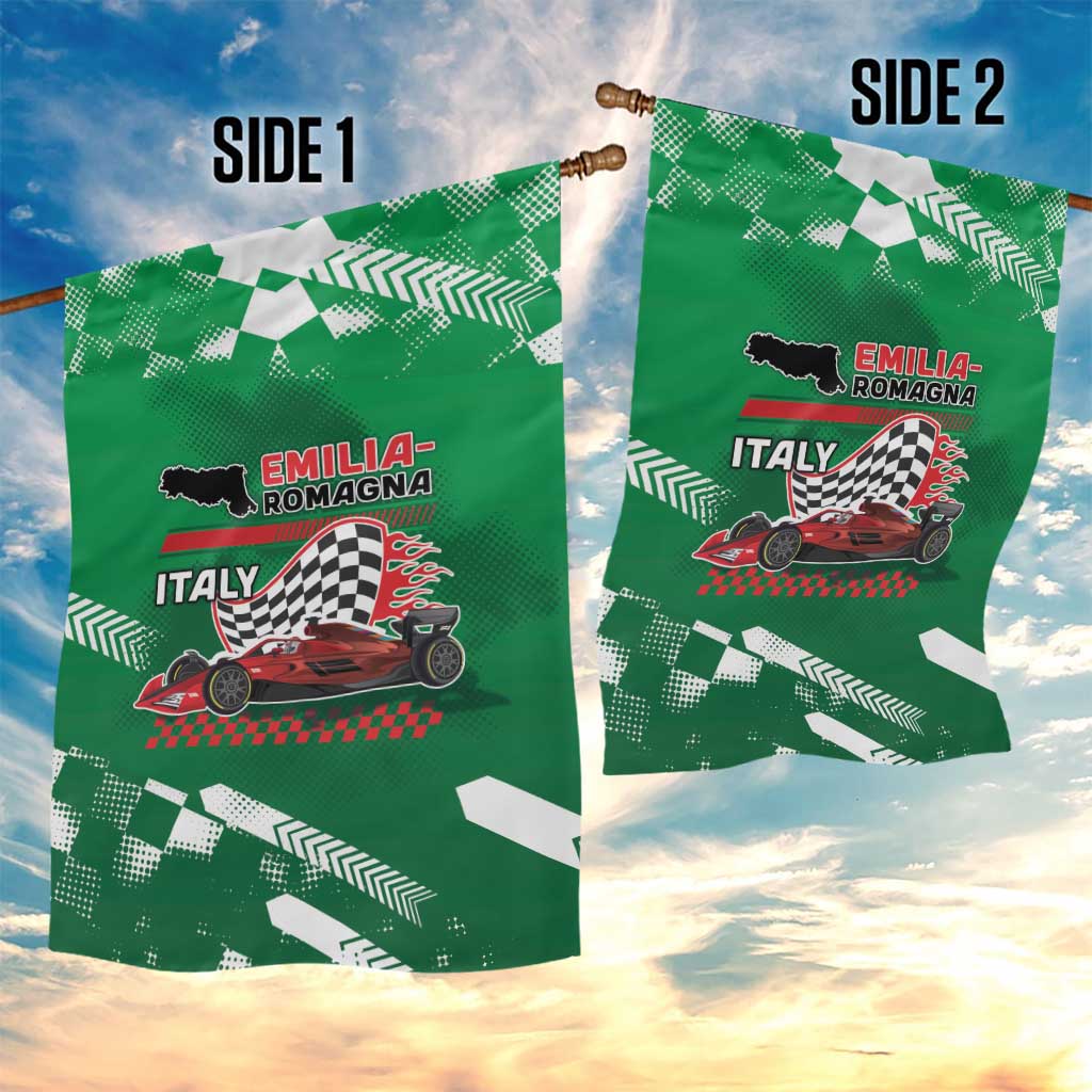 Italy Emilia-Romagna Garden Flag Italian Race Circuit - Wonder Print Shop
