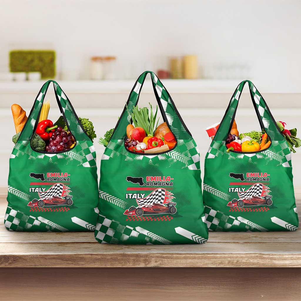 Italy Emilia-Romagna Grocery Bag Italian Race Circuit - Wonder Print Shop