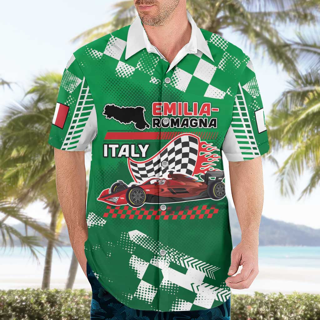 Custom Italy Emilia-Romagna Hawaiian Shirt Italian Race Circuit - Wonder Print Shop