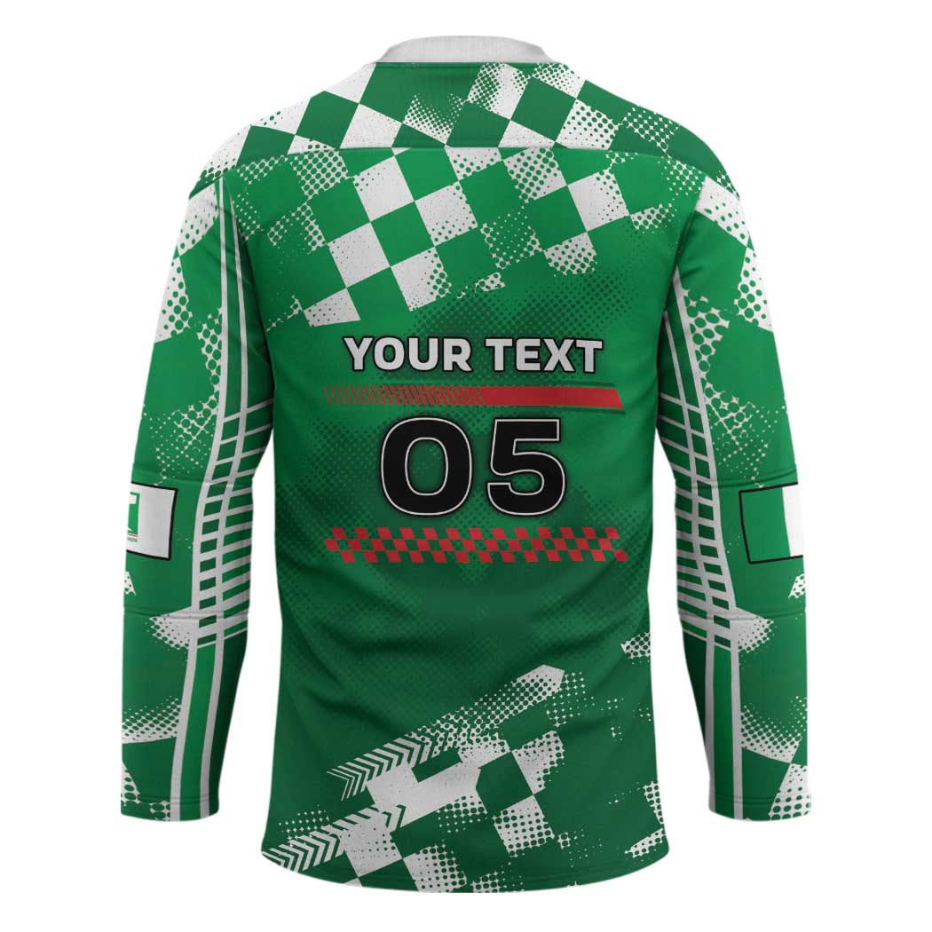 Custom Italy Emilia-Romagna Hockey Jersey Italian Race Circuit - Wonder Print Shop