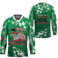 Custom Italy Emilia-Romagna Hockey Jersey Italian Race Circuit - Wonder Print Shop
