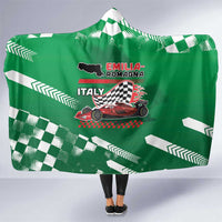 Italy Emilia-Romagna Hooded Blanket Italian Race Circuit - Wonder Print Shop