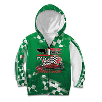 Custom Italy Emilia-Romagna Kid Hoodie Italian Race Circuit - Wonder Print Shop