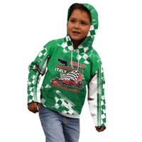 Custom Italy Emilia-Romagna Kid Hoodie Italian Race Circuit - Wonder Print Shop
