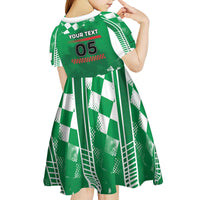 Custom Italy Emilia-Romagna Kid Short Sleeve Dress Italian Race Circuit - Wonder Print Shop