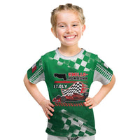 Custom Italy Emilia-Romagna Kid T Shirt Italian Race Circuit - Wonder Print Shop