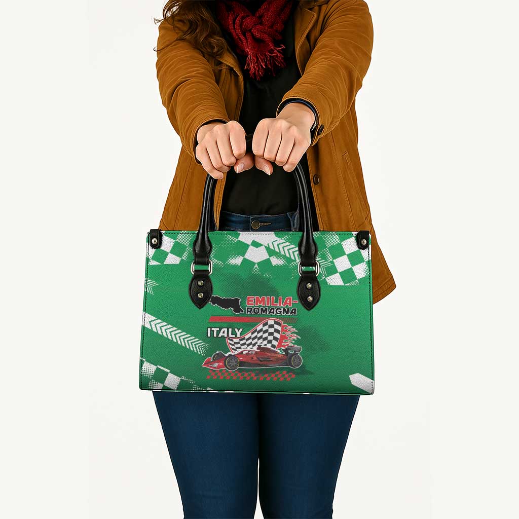 Italy Emilia-Romagna Leather Bag Italian Race Circuit - Wonder Print Shop