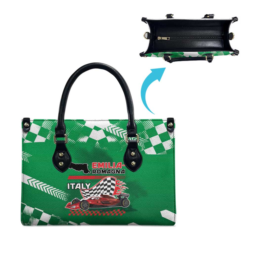 Italy Emilia-Romagna Leather Bag Italian Race Circuit - Wonder Print Shop