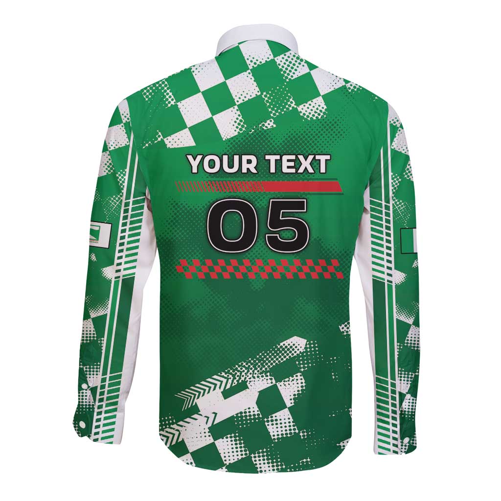 Custom Italy Emilia-Romagna Long Sleeve Button Shirt Italian Race Circuit - Wonder Print Shop