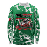Custom Italy Emilia-Romagna Long Sleeve Shirt Italian Race Circuit - Wonder Print Shop