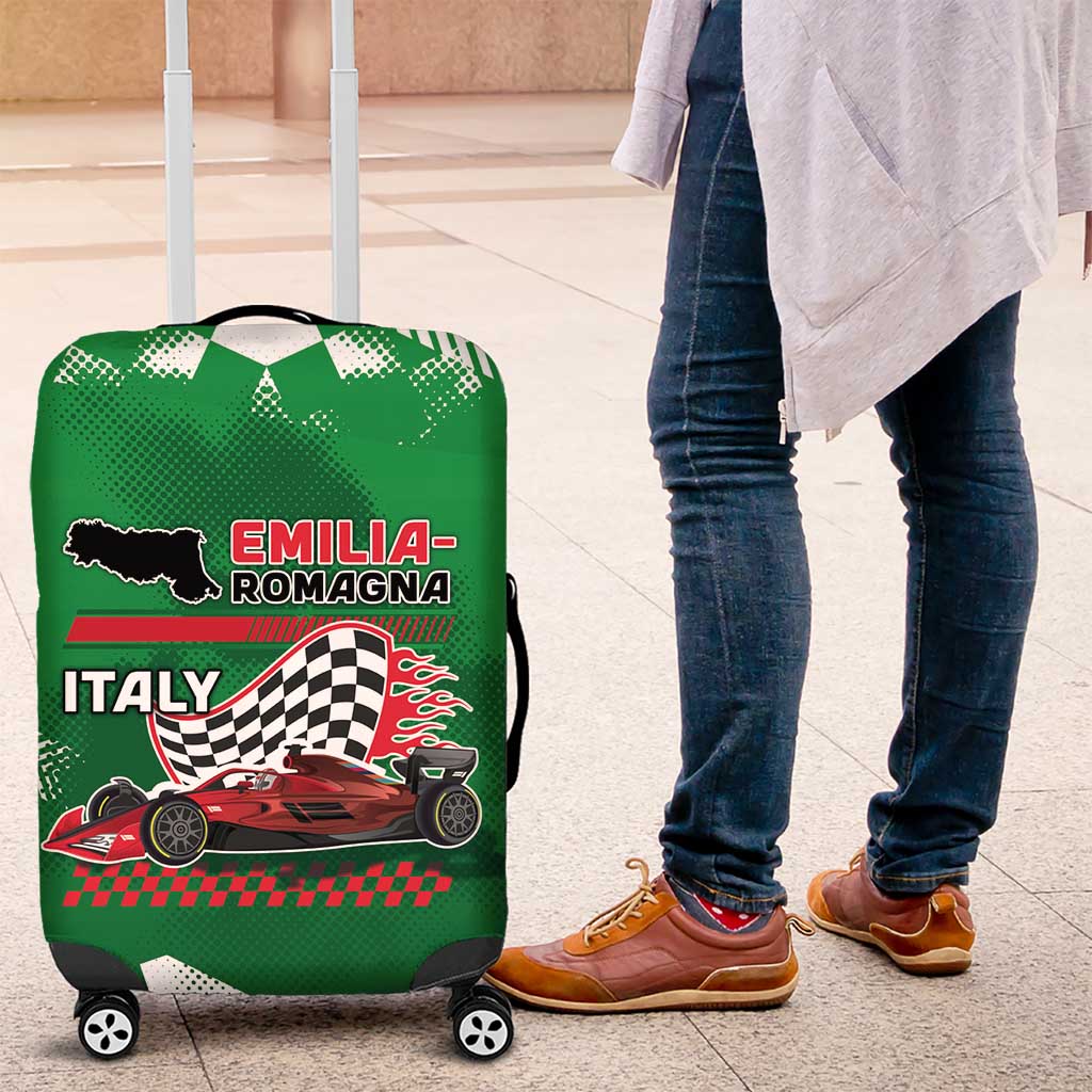 Italy Emilia-Romagna Luggage Cover Italian Race Circuit - Wonder Print Shop