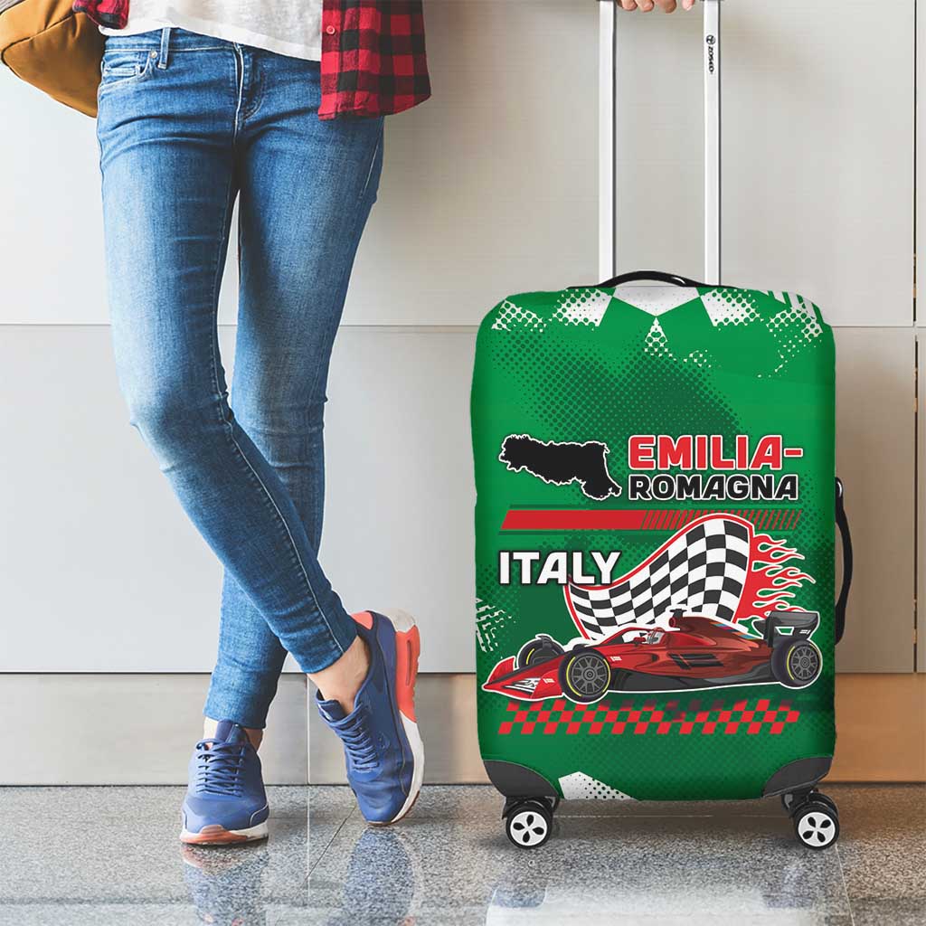Italy Emilia-Romagna Luggage Cover Italian Race Circuit - Wonder Print Shop