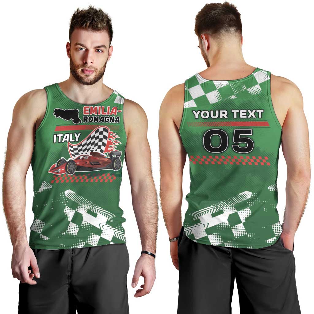 Custom Italy Emilia-Romagna Men Tank Top Italian Race Circuit - Wonder Print Shop
