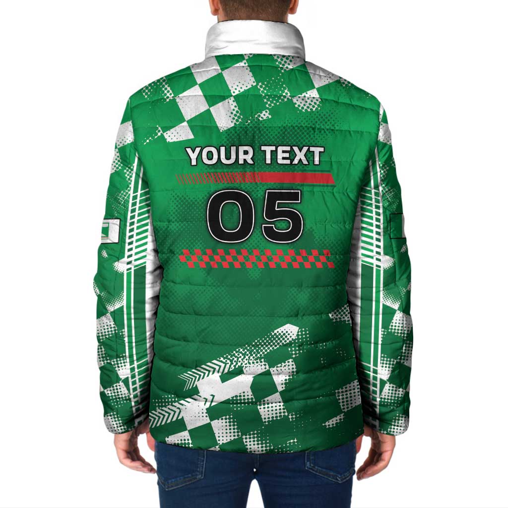 Custom Italy Emilia-Romagna Padded Jacket Italian Race Circuit - Wonder Print Shop