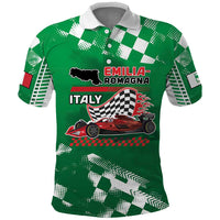 Custom Italy Emilia-Romagna Polo Shirt Italian Race Circuit - Wonder Print Shop