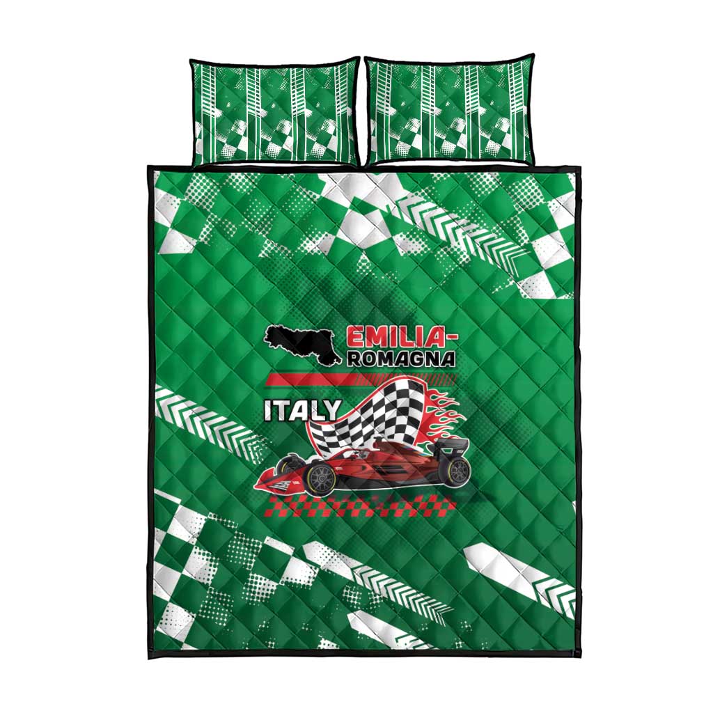 Italy Emilia-Romagna Quilt Bed Set Italian Race Circuit - Wonder Print Shop