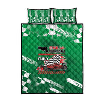 Italy Emilia-Romagna Quilt Bed Set Italian Race Circuit - Wonder Print Shop