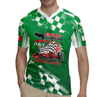 Custom Italy Emilia-Romagna Rugby Jersey Italian Race Circuit - Wonder Print Shop