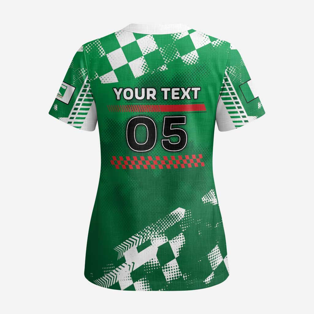Custom Italy Emilia-Romagna Scrub Top Italian Race Circuit - Wonder Print Shop