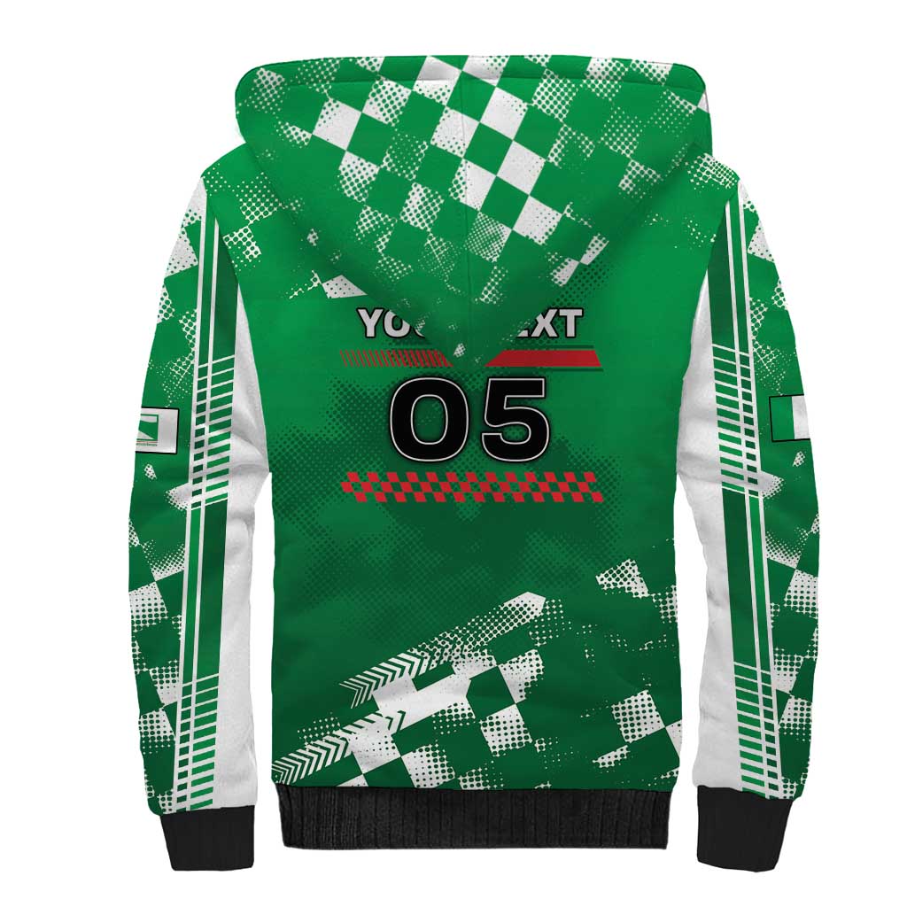 Custom Italy Emilia-Romagna Sherpa Hoodie Italian Race Circuit - Wonder Print Shop
