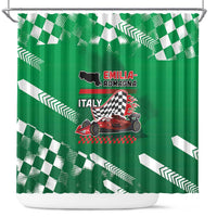 Italy Emilia-Romagna Shower Curtain Italian Race Circuit - Wonder Print Shop