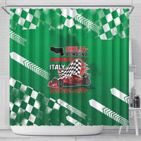 Italy Emilia-Romagna Shower Curtain Italian Race Circuit - Wonder Print Shop