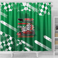 Italy Emilia-Romagna Shower Curtain Italian Race Circuit - Wonder Print Shop