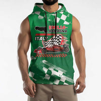 Custom Italy Emilia-Romagna Sleeveless Hoodie Italian Race Circuit - Wonder Print Shop