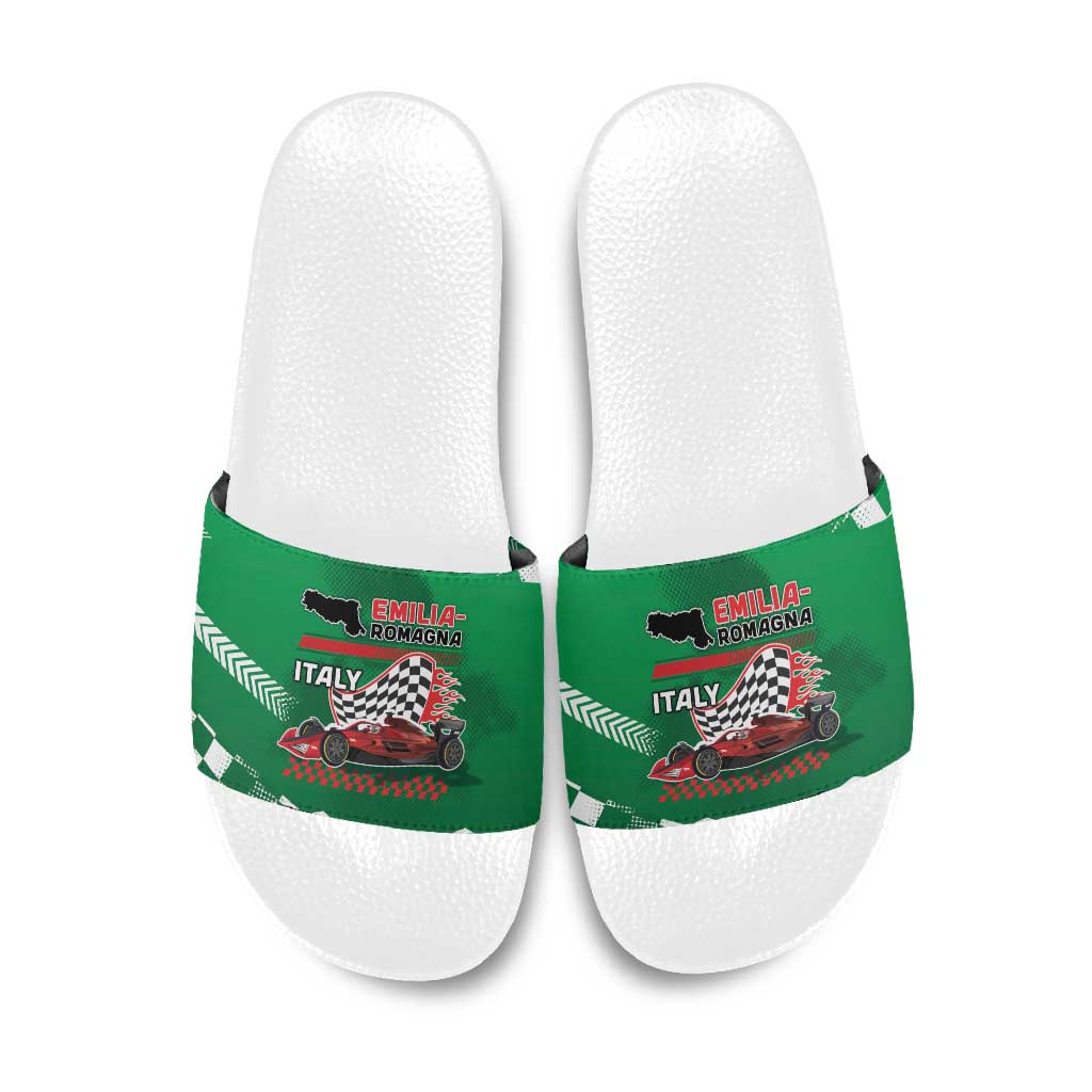 Italy Emilia-Romagna Slide Sandals Italian Race Circuit - Wonder Print Shop