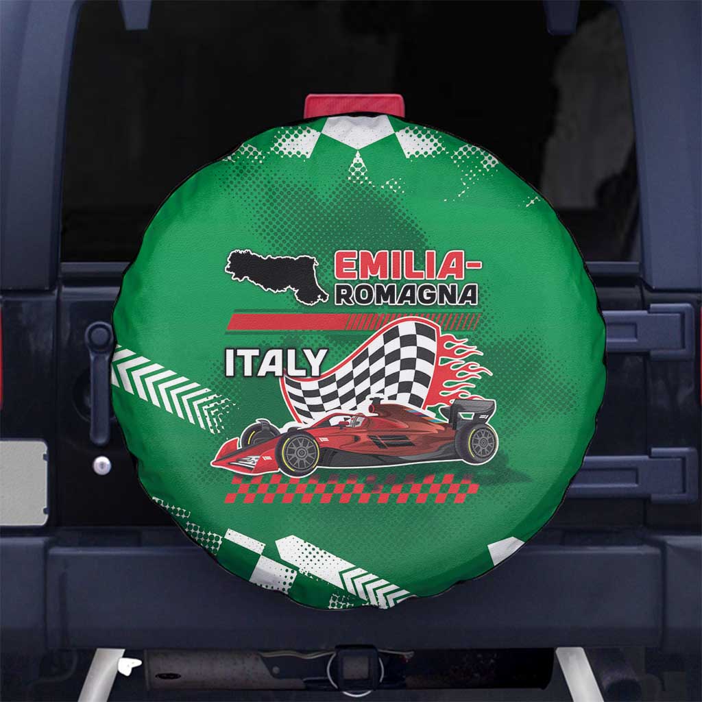 Italy Emilia-Romagna Spare Tire Cover Italian Race Circuit - Wonder Print Shop