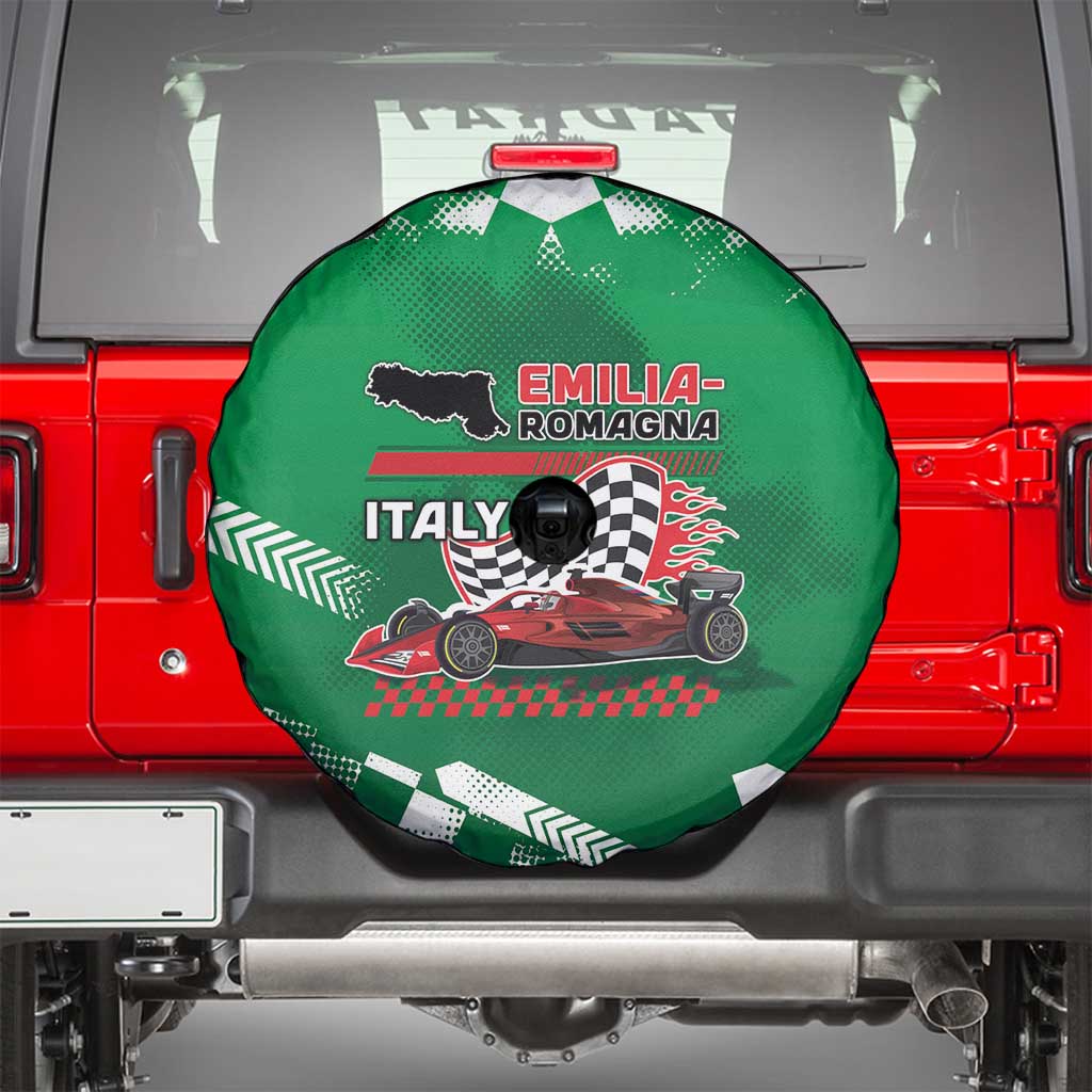 Italy Emilia-Romagna Spare Tire Cover Italian Race Circuit - Wonder Print Shop