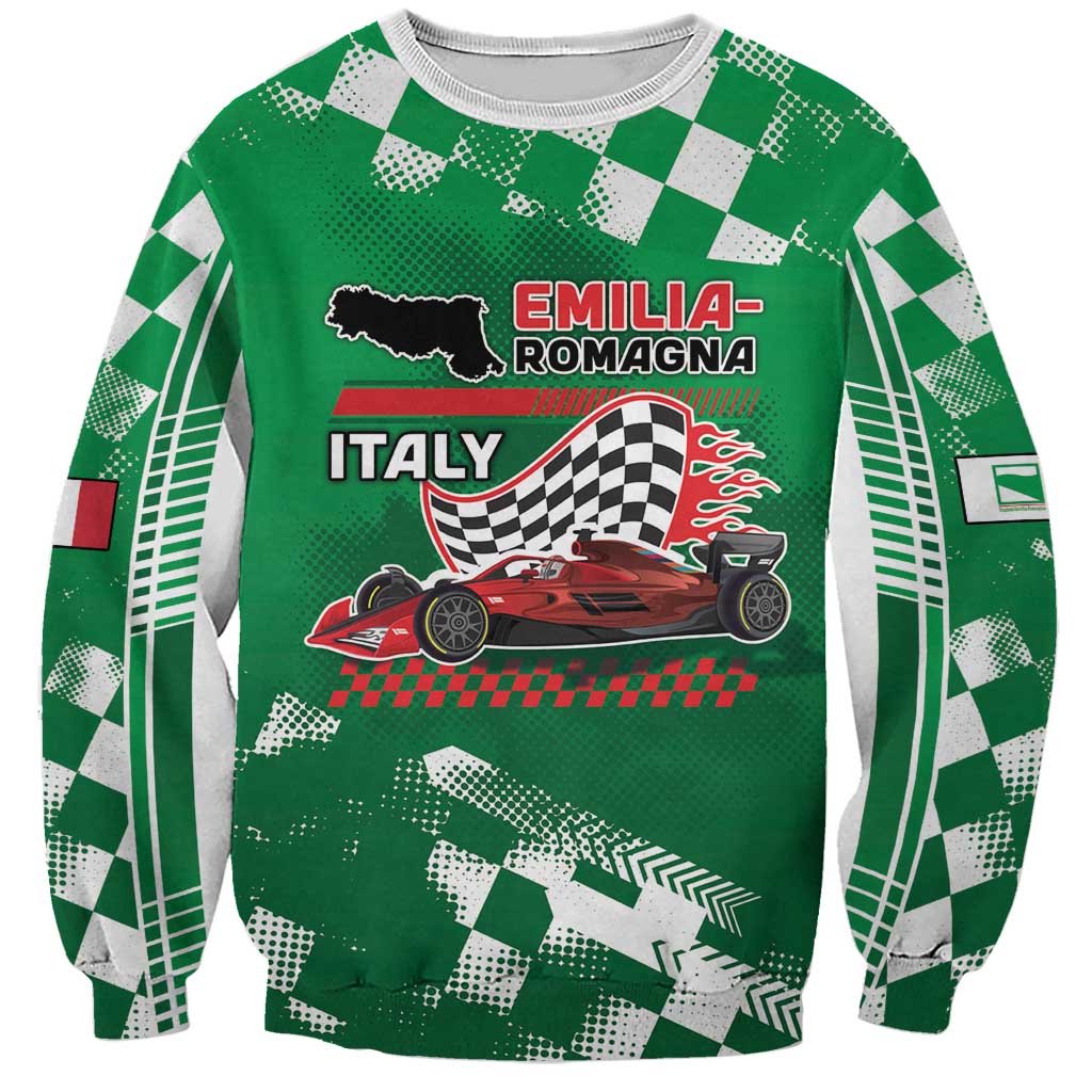 Custom Italy Emilia-Romagna Sweatshirt Italian Race Circuit - Wonder Print Shop