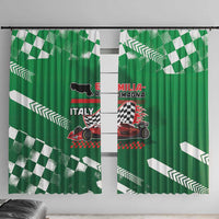 Italy Emilia-Romagna Window Curtain Italian Race Circuit - Wonder Print Shop
