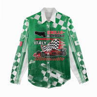 Custom Italy Emilia-Romagna Women Casual Shirt Italian Race Circuit - Wonder Print Shop