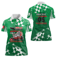 Custom Italy Emilia-Romagna Women Polo Shirt Italian Race Circuit - Wonder Print Shop