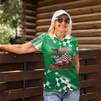 Custom Italy Emilia-Romagna Women Polo Shirt Italian Race Circuit - Wonder Print Shop