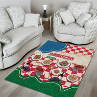 Italy Abruzzo Area Rug Specialty Flavors Retro Style