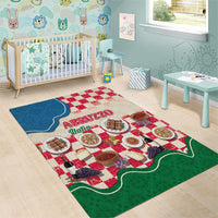 Italy Abruzzo Area Rug Specialty Flavors Retro Style