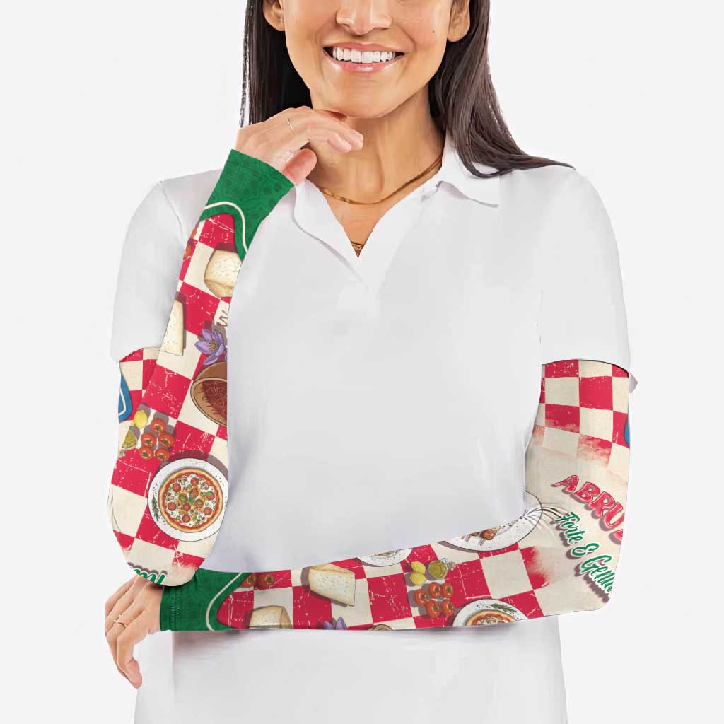 Italy Abruzzo Arm Sleeves Specialty Flavors Retro Style