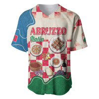 Italy Abruzzo Baseball Jersey Specialty Flavors Retro Style