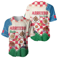 Italy Abruzzo Baseball Jersey Specialty Flavors Retro Style